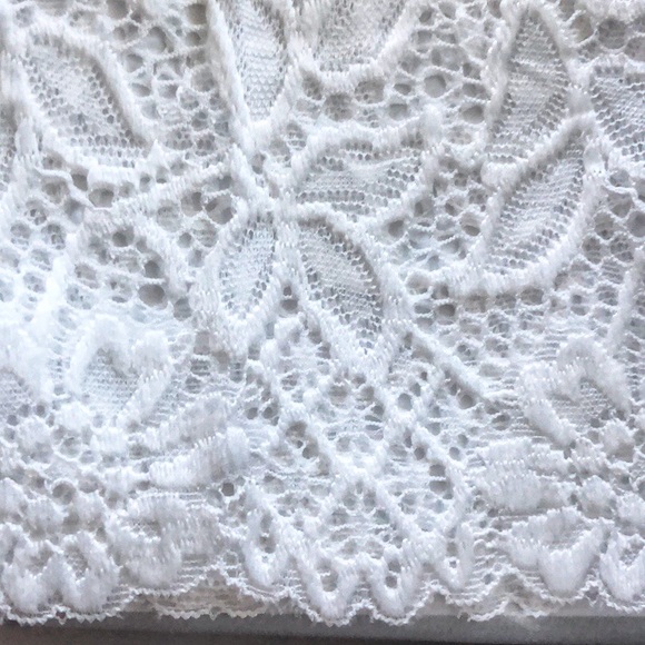 NEW Floral Stretch Lace Boot Topper Cuff OS - Picture 2 of 3